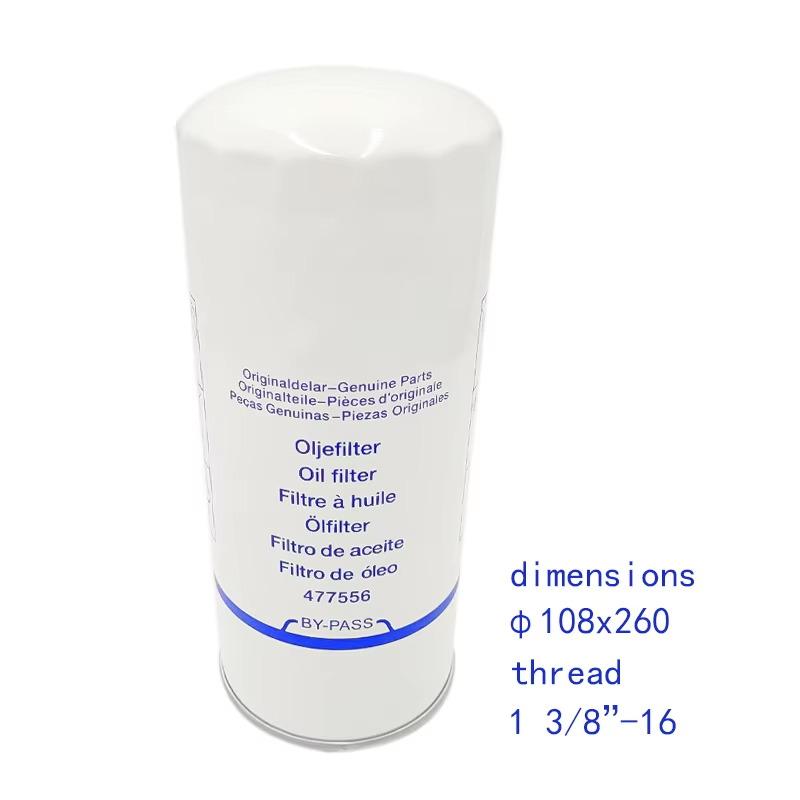 Oil Filter 477556 21707132 For Volvo Construction Machinery Truck Passenger Car