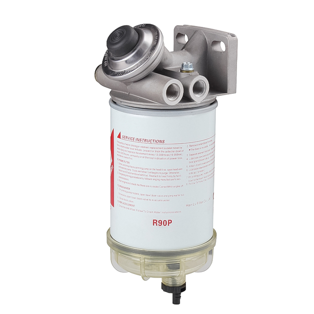 FUEL WATER SEPARATOR FILTER ASSEMBLY R90P,30 MICRON, 20450423,FS19551,BF1390, FOR RACOR PARKER