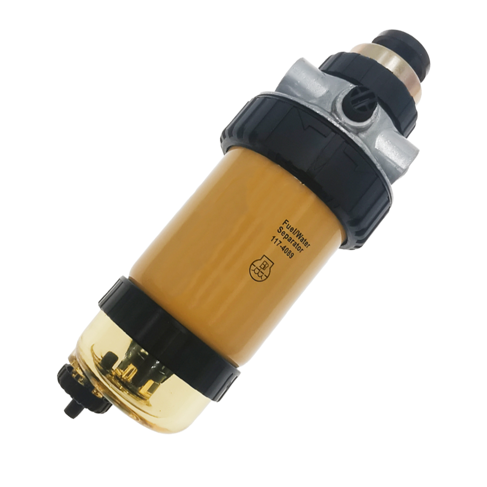 Fuel Filter Assembly 117-4089 With Hand Pressure Pump For CAT 307D 312D/C 320C 320D 305 Fuel Water Separator