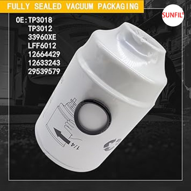 Fuel Filter TP3018 Compatible With Duramax 6.6L Chevy Silverado/GMC Sierra 2500HD 2001-2016 3500HD 2007-2016 Express/Savana 2500