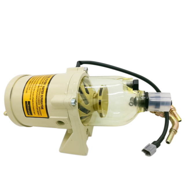 ONE 500FG ASSEMBLY FUEL WATER SEPARATOR WITH HEATER +8 PCS 2010PM(30 MICRON) FOR RACOR FREE SHIPPING