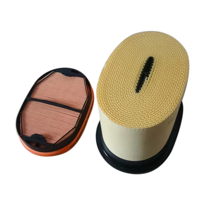 2 Pcs Brand New Air Filter 2277448 2277449 Air Filter Element For CAT Heavy Duty Truck Diesel Filter Air Clearer