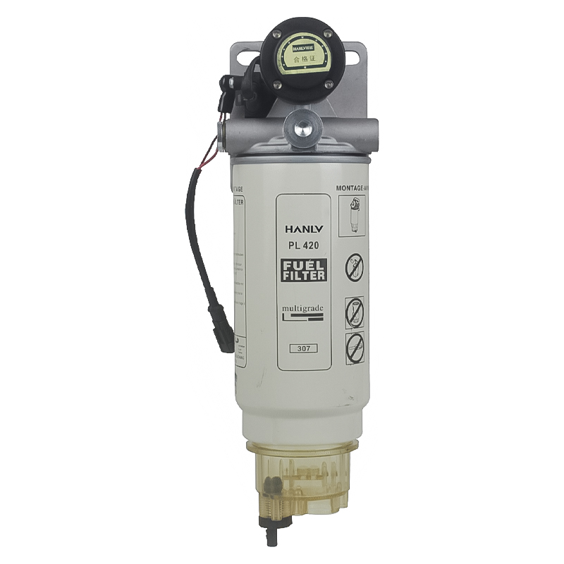 PL420 Electronic Heating Pump With Heating Rod Diesel Coarse Filtering Water Separator Assembly Aluminum Base FOR MANN