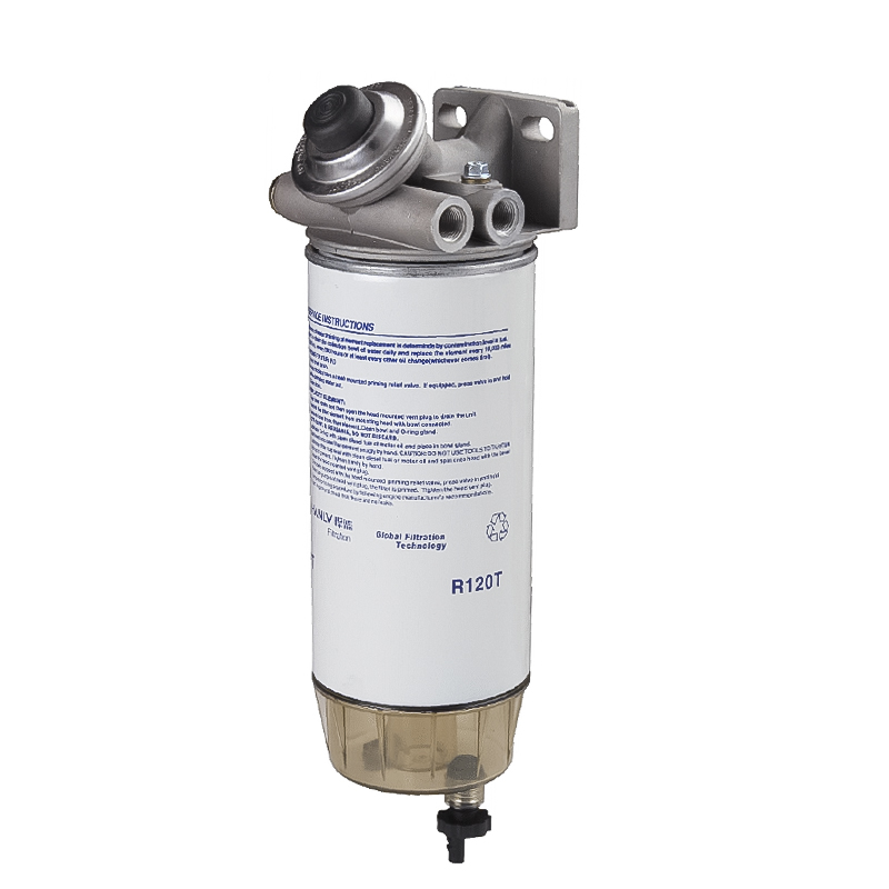 FUEL WATER SEPARATOR FILTER ASSEMBLY R120T,10 MICRON, BF1265， FS19591，P551075, FOR RACOR PARKER