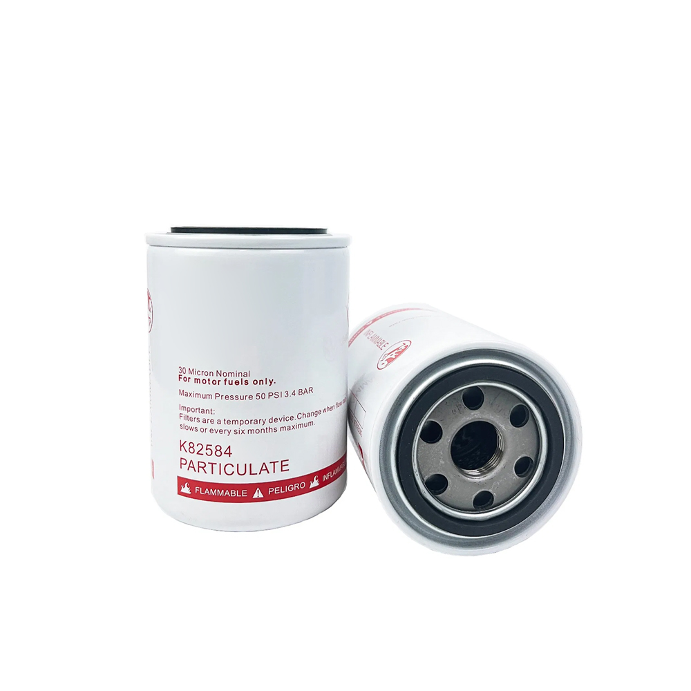 K82584 Fuel Water Separator Filter, 30 Micron 1 Inch NPT High Flow 25 GPM, Spin-On Cartridge for Diesel Transfer Pump