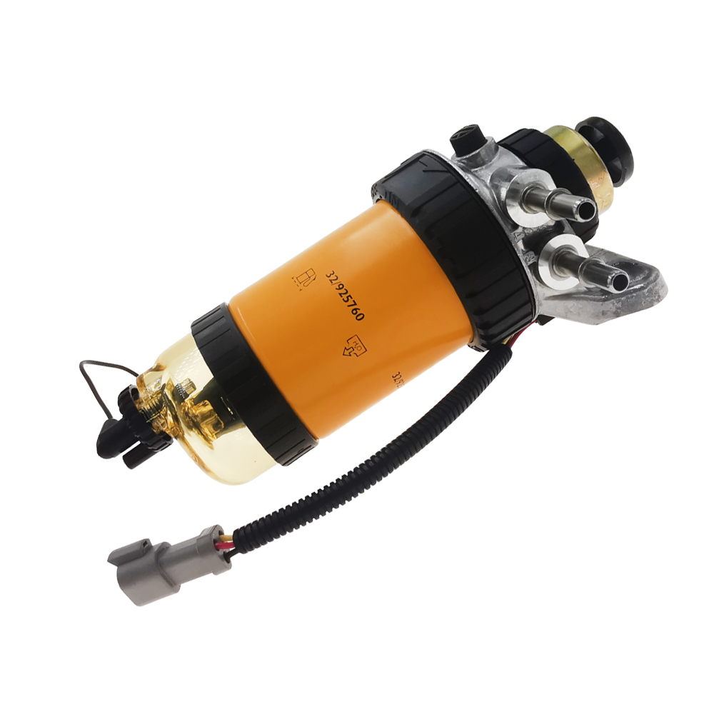 Fuel Filter Assembly 32/925760 FS19979 WK8138 With Hand Pressure Pump For JCB JS140 JS160 JS180 JS330 Fuel Water Separator
