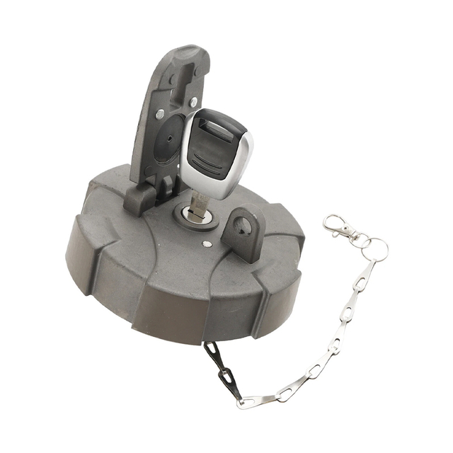 Engine Cover Fuel Tank Cap With 1 Key For Hyundai Excavator R210LC9 R210W9 R250LC9 R330LC-9S R210-9 R215-9 32M9-02130 31M9-02130