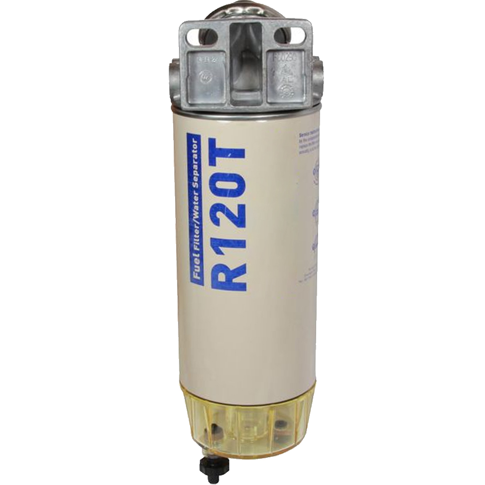 Fuel Filter R120T Racor 4120R10 Fuel Filter (10 Micron / Clear Bowl) For Outboard Motor RAC-4120R10