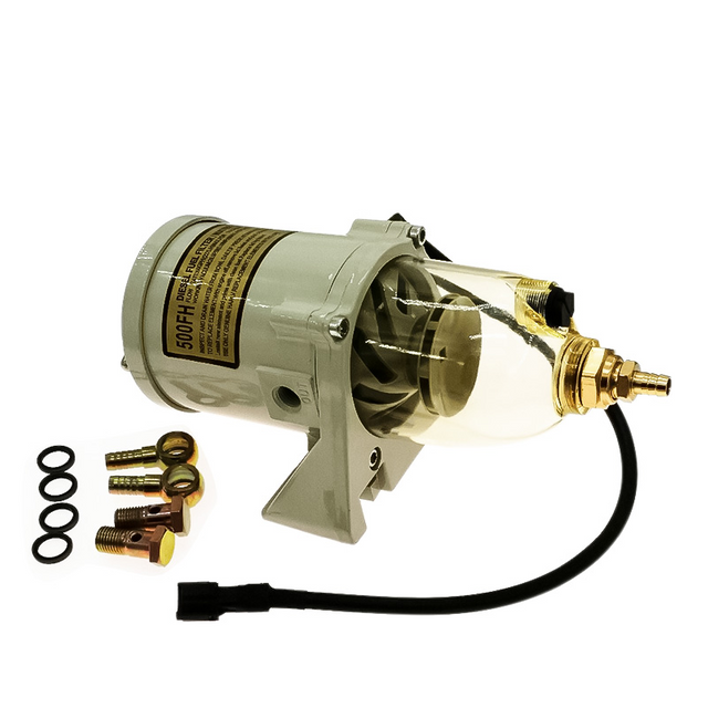 500FG Fuel water separator filter with heater ( 12V,24V) diesel engine and 2010PM filter