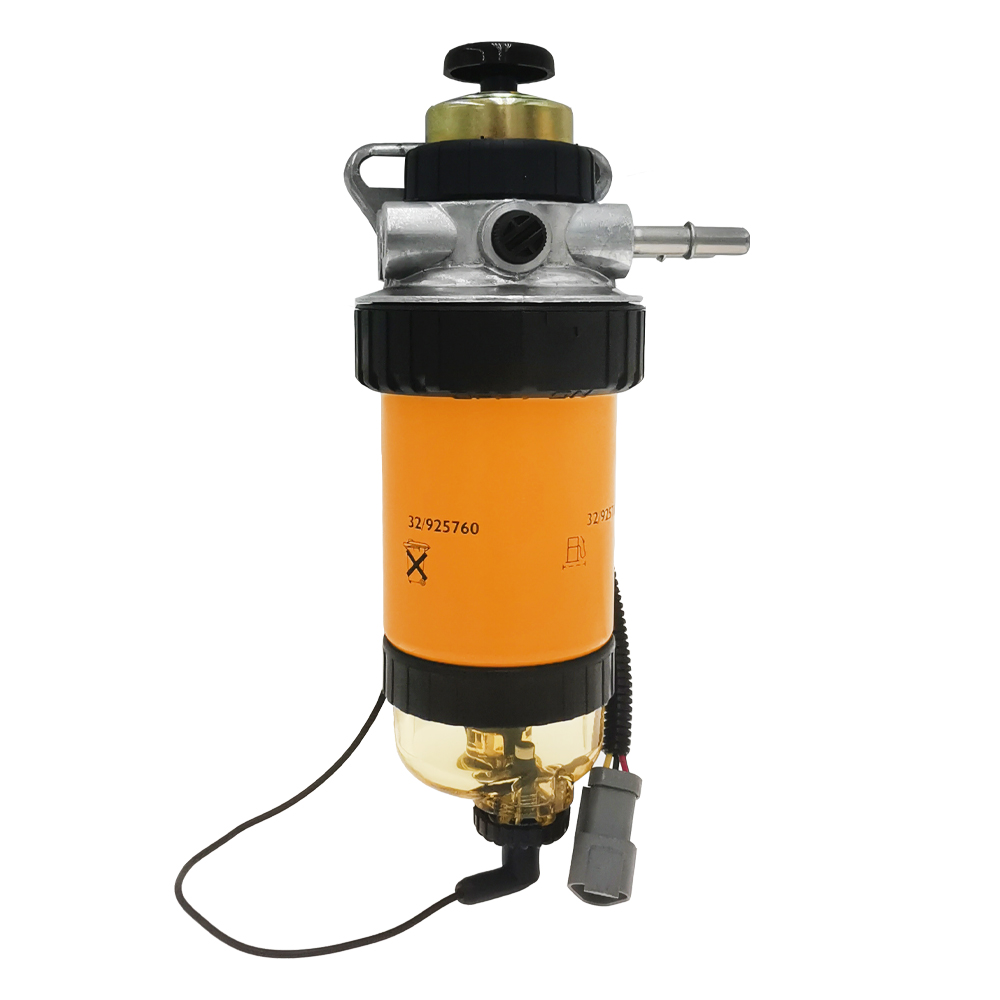 Fuel Filter Assembly 32/925760 FS19979 WK8138 With Hand Pressure Pump For JCB JS140 JS160 JS180 JS330 Fuel Water Separator