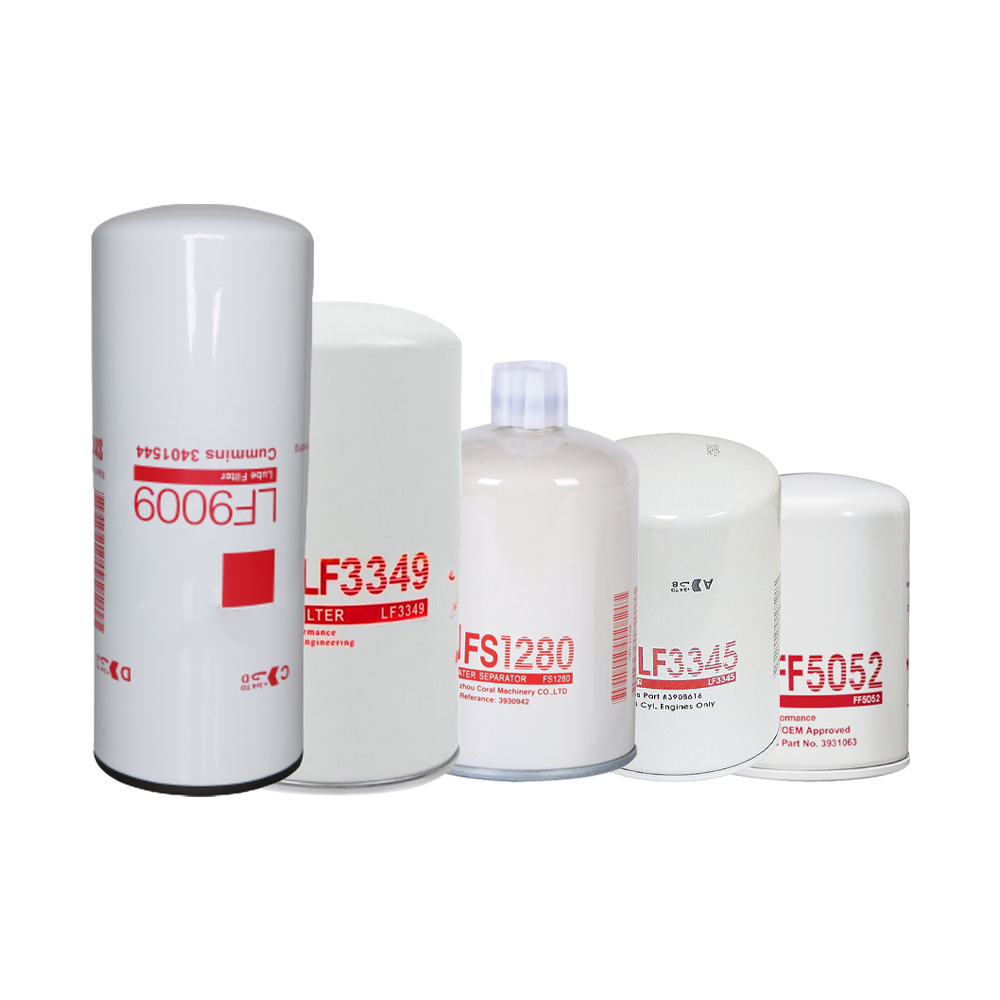 LF3345 LF9009 LF3349 FS1280 FF5052 Filter sets For Cummins Engine Fleetguard series