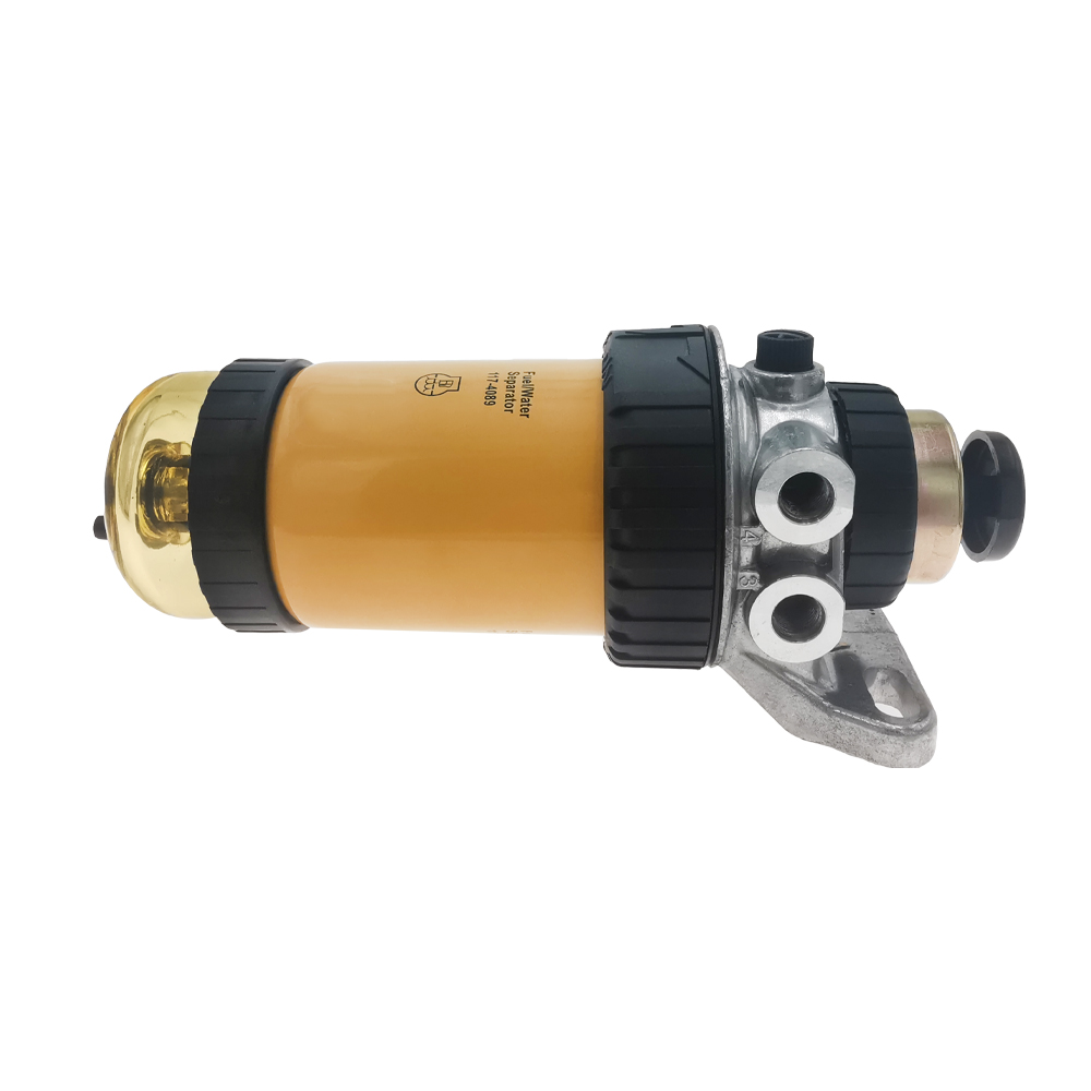 Fuel Filter Assembly 117-4089 With Hand Pressure Pump For CAT 307D 312D/C 320C 320D 305 Fuel Water Separator
