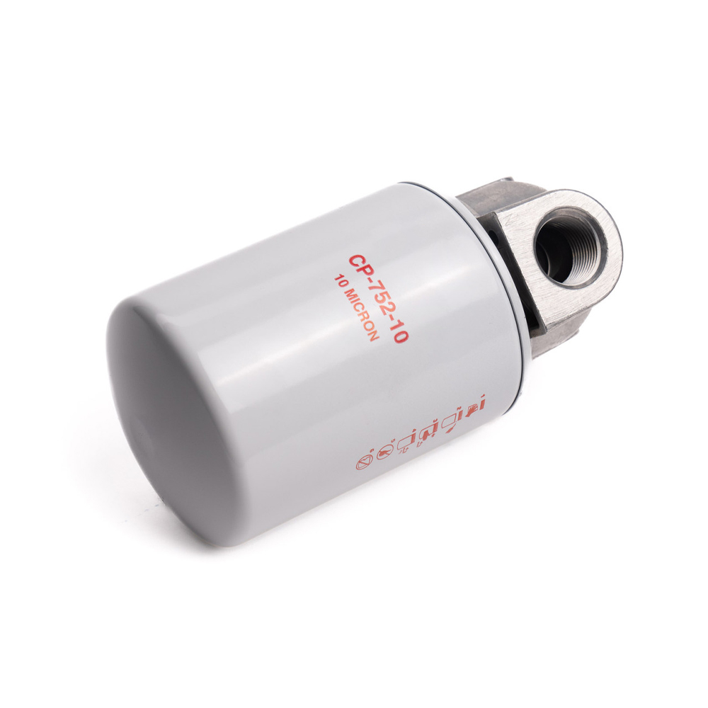 cp-752-10 Hydraulic Oil Filter for Petroleum Based Fluids, 20 GPM, 200 PSI, 3/4" NPTF Port Size, 10 Micron Filter