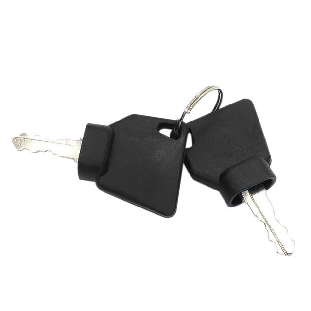 2 Pcs Ignition Start Key Switch Starter key 3CX Excavator Most Machine Digger Replacement Parts