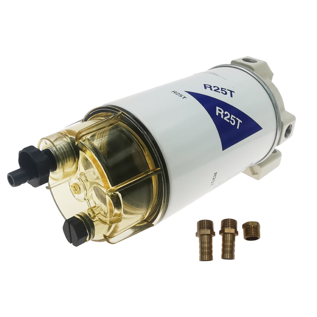 Fuel Filter R25T Spin-on Fuel Filter/Water Marine Separator Replaces Racor 320R-Rac-01 20386081 2044633 FS19778