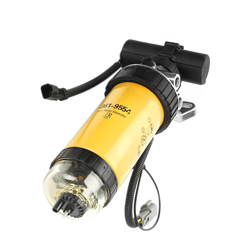 Fuel Filter Assembly With Electronic Pump 361-9554 Diesel Engine Fuel Water Separator 3615994 For CAT JCB