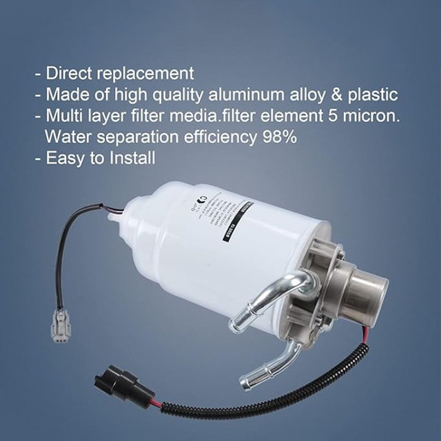 TP3018 Fuel Filter with Head Assembly 12642623 Fuel Filter 6.6L Duramax Replacement For Chevy Silverado GMC Sierra 2500 HD 3500