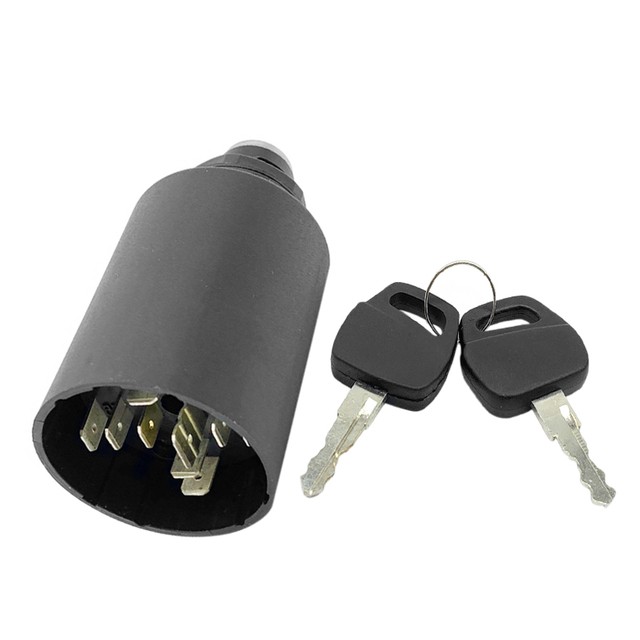 New Igntion Switch Fit H30/H50D-05 For Linde Forklift 7915492632 With 2 Keys