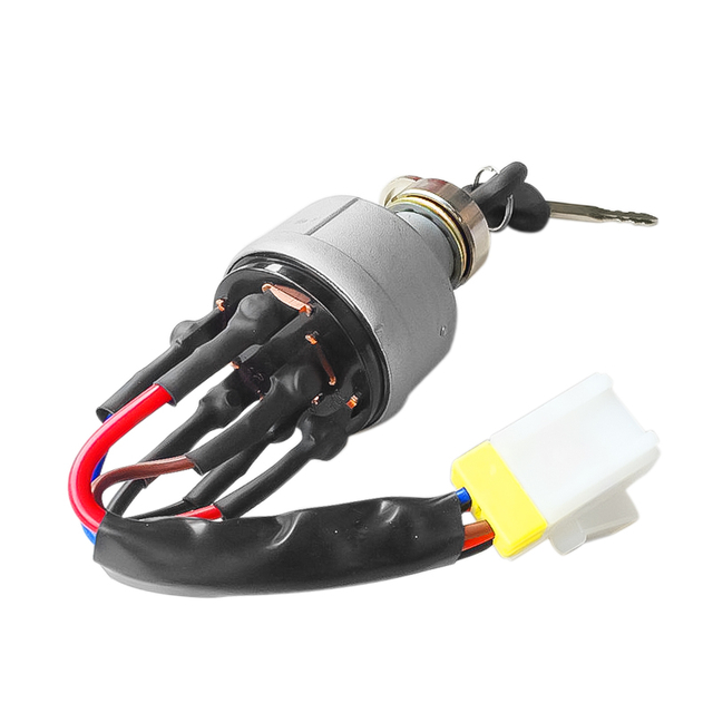 Excavator Ignition Switch Start Igniter Electric Door Lock Key Excavator Parts For VOLVO EC55/140/210/240/290/360