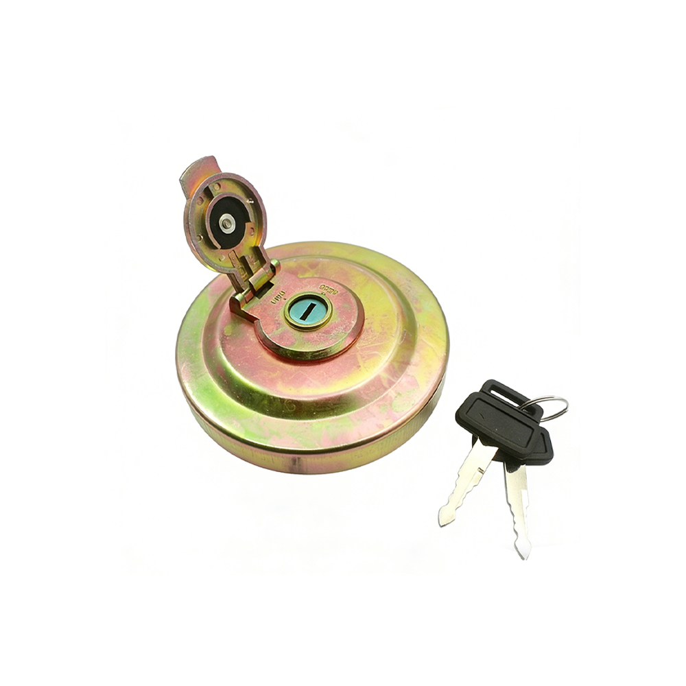 188-00018 2188-9008 Fuel Tank Lock Cap with 2 Keys for Daewoo Doosan DH220-5 DH340-5 DH130-5 DH220-V DH340-V Excavator Parts
