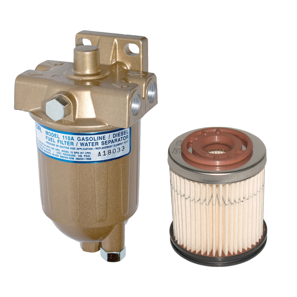 110A fuel filter/water separator Assembly with R11T filter element for RACOR