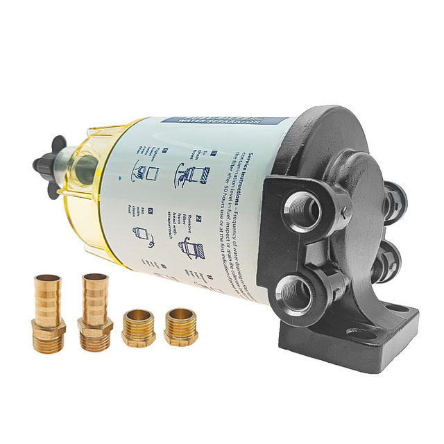 S3213 Fuel Filter Water Separator Assembly Outboard For Mercury Quicksilver OMC Marine Engine boat 10 Micron Filter Kit