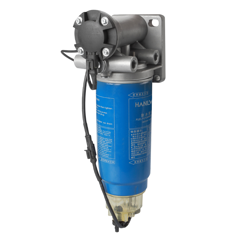 PL420 Electronic Heating Pump With Heating Rod Diesel Coarse Filtering Water Separator Assembly Aluminum Base FOR MANN