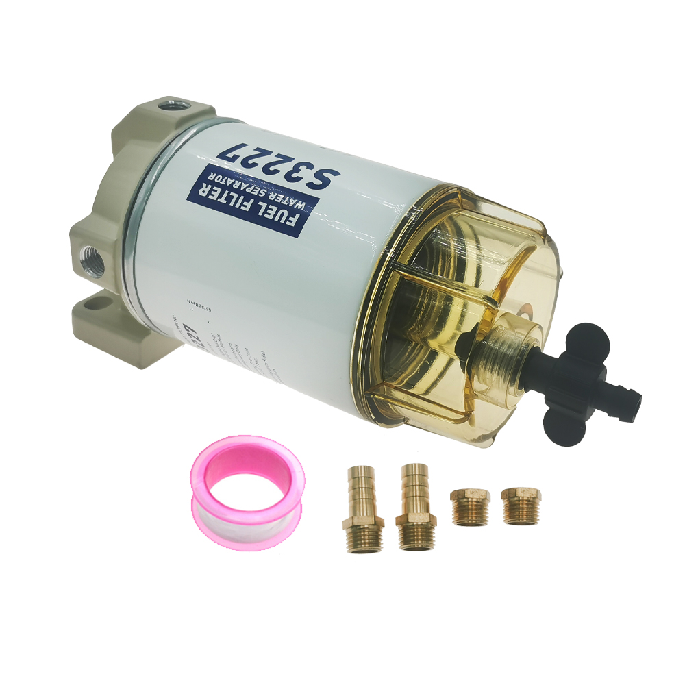 1 Pcs R12T R25T S3213 S3227 Spin-on Fuel Filter/Water Marine Separator Replaces Racor