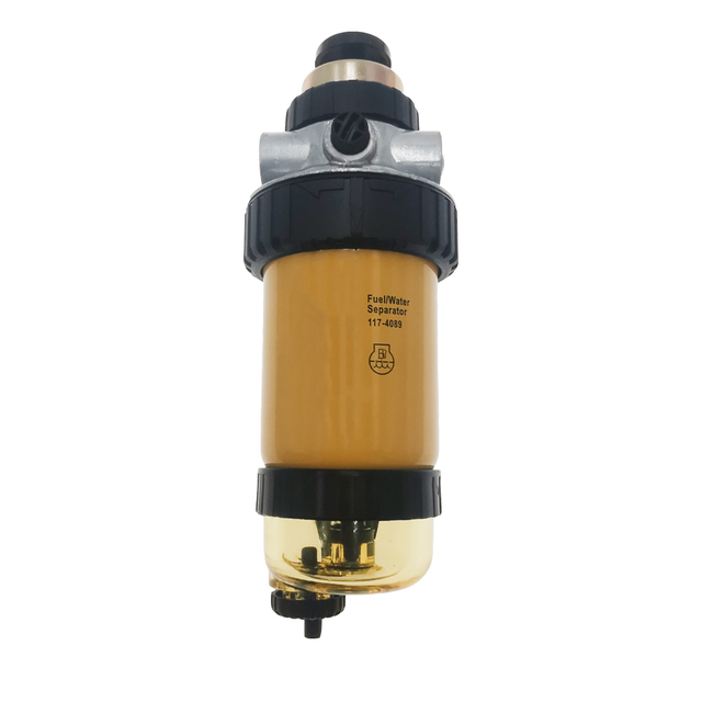 Fuel Filter Assembly 117-4089 With Hand Pressure Pump For CAT 307D 312D/C 320C 320D 305 Fuel Water Separator