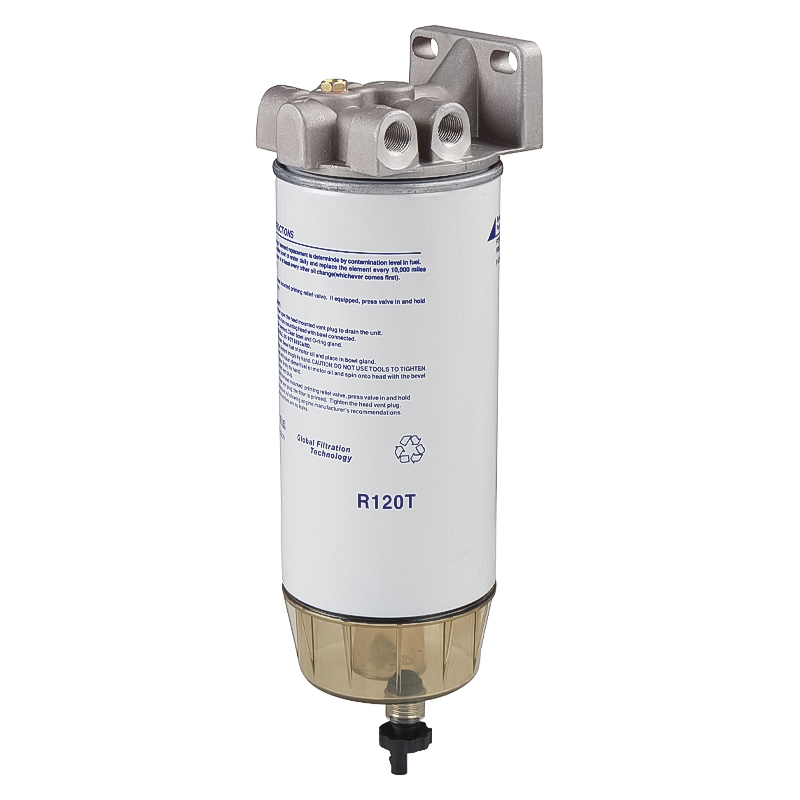 FUEL WATER SEPARATOR FILTER ASSEMBLY R120T,10 MICRON, BF1265， FS19591，P551075, FOR RACOR PARKER