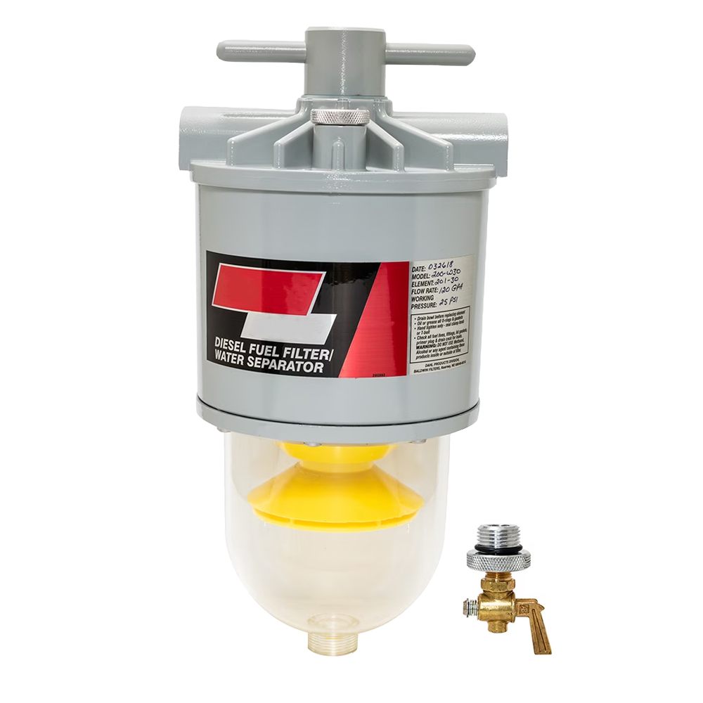 DAHL200 Brand Fuel Filter Assembly Universal for Boats and Ships Set of Fuel Water Separator Replacement Diesel Engine