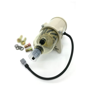 500FG Assembly With 12V/24V Heating Wire Fuel Filter Marine Boat Trucks 90GPH Boat Engine Fuel Water Separator