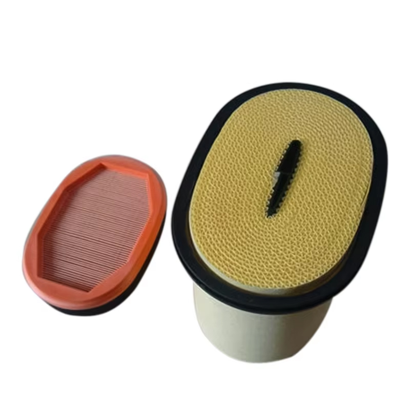 2 Pcs Brand New Air Filter 2277448 2277449 Air Filter Element For CAT Heavy Duty Truck Diesel Filter Air Clearer