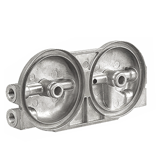 2656818 2656820 1447363M91 81866599 Dual Fuel Filter Assembly for Perkins 1006.6 Massey Ferguson Ford John Deere