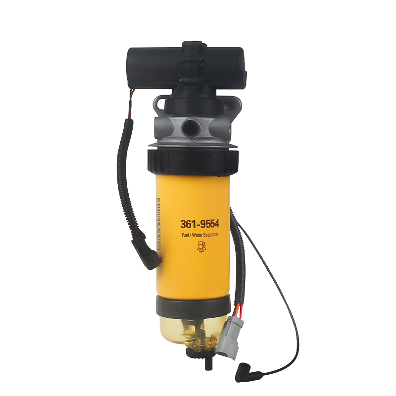 349-1063 3491063 FILTER ASSEMBLY with Electric Fuel Pump for Caterpillar Backhoe 414e 416D 416e 420d 428d 428e